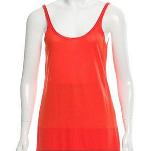 XS orange rag & bone over sized tank top - Picture 1 of 5
